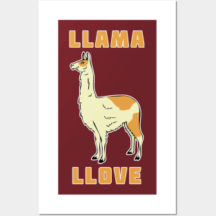 Llama Llove Posters and Art